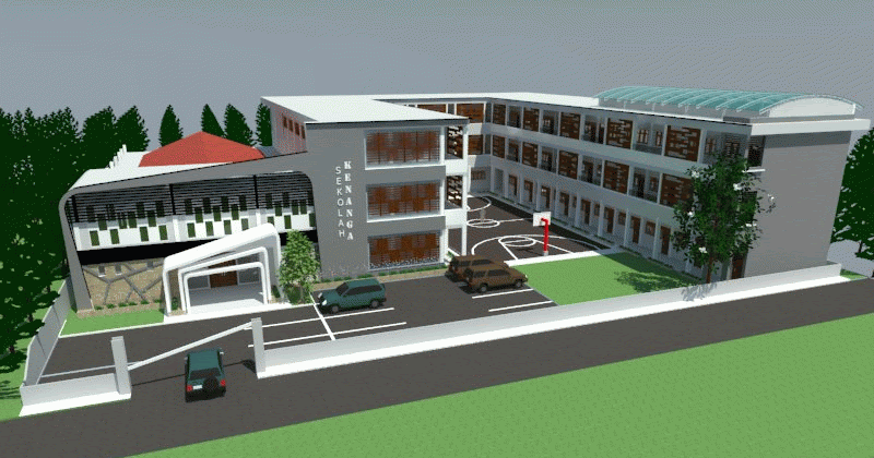 Detail Desain Sekolah Smp Nomer 22