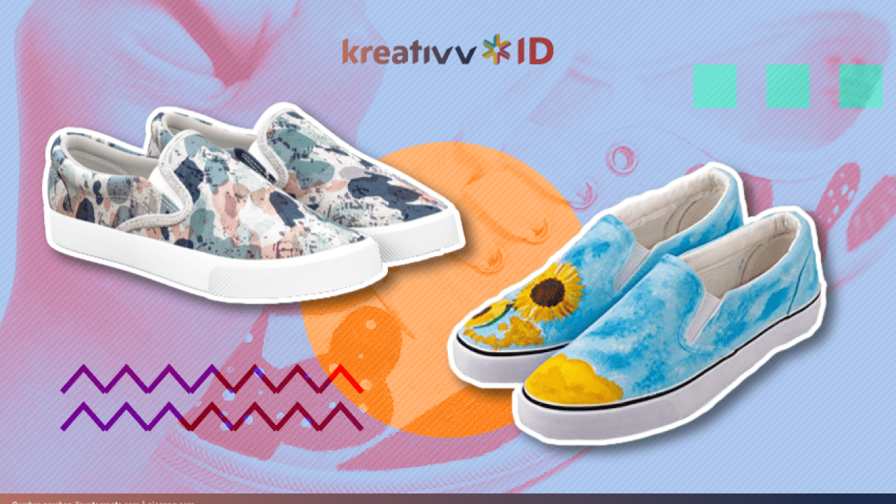 Detail Desain Sepatu Lukis Nomer 16