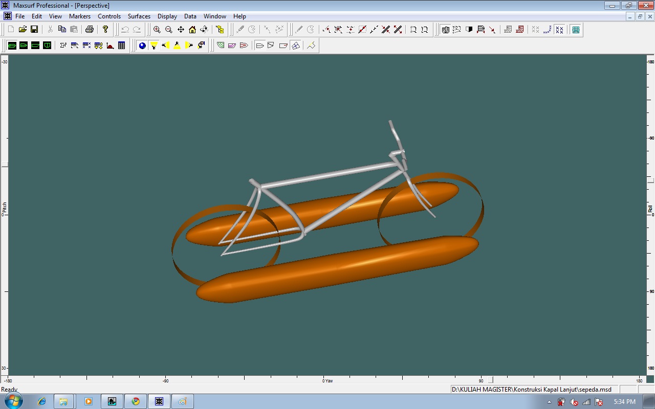 Detail Desain Sepeda Air Nomer 21