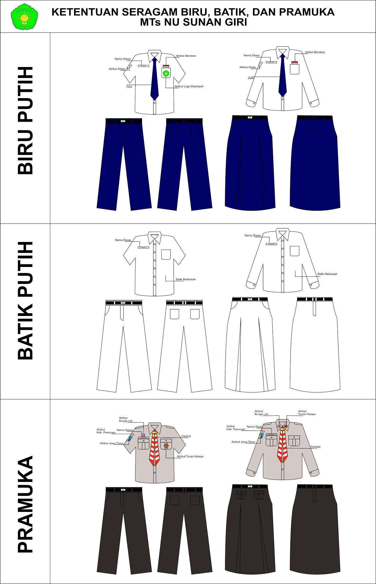 Detail Desain Seragam Sekolah Nomer 44