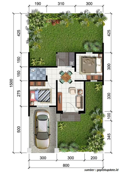 Detail Desain Sketsa Rumah Minimalis Nomer 10