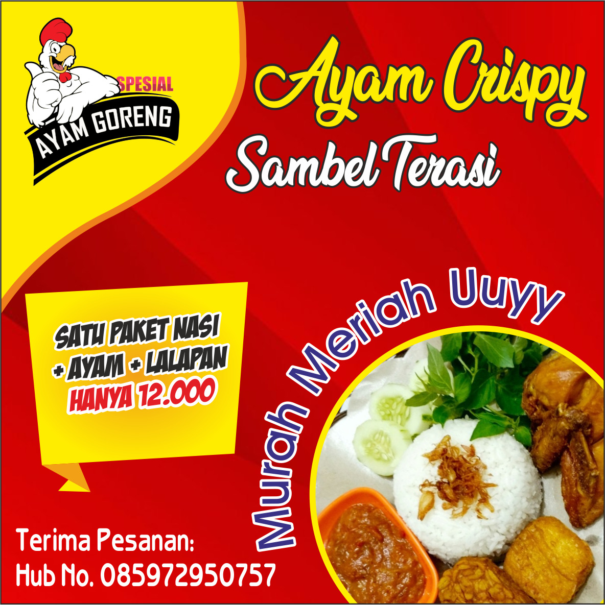 Detail Desain Spanduk Ayam Geprek Nomer 17