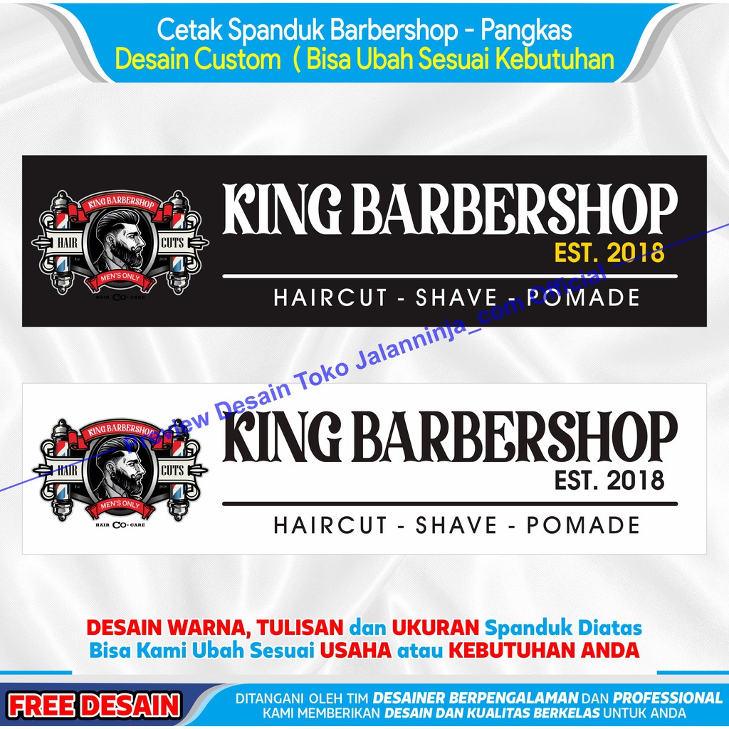 Detail Desain Spanduk Barbershop Nomer 11