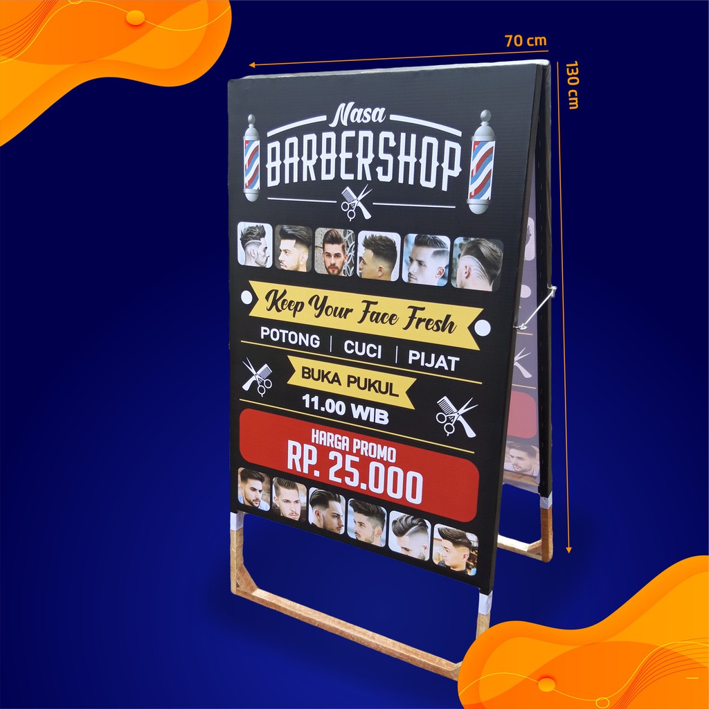 Detail Desain Spanduk Barbershop Nomer 5