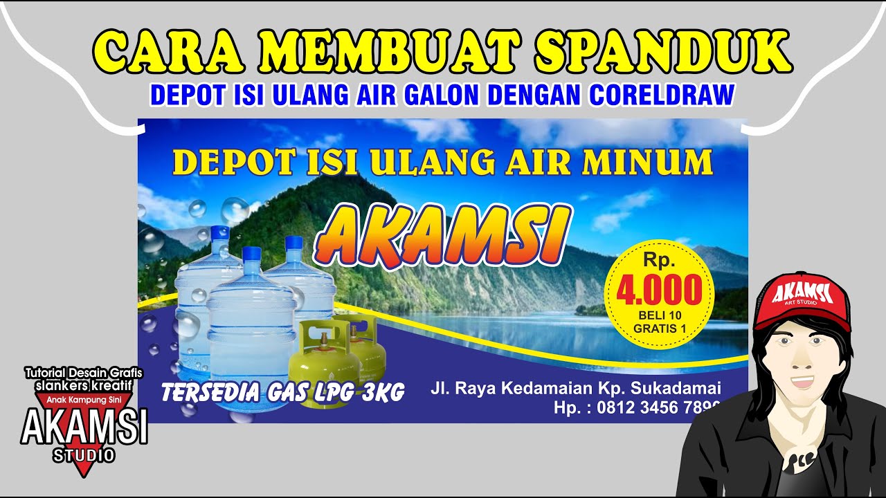 Detail Desain Spanduk Depot Air Minum Nomer 11