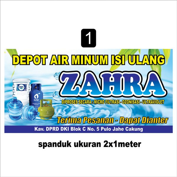 Detail Desain Spanduk Depot Air Minum Nomer 8