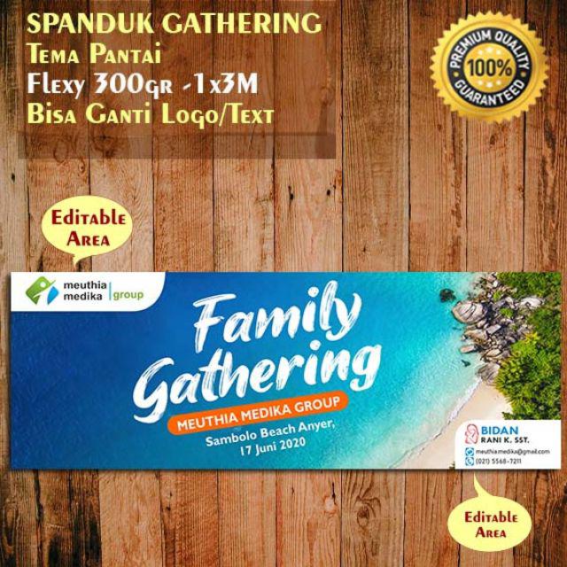 Desain Spanduk Family Gathering - KibrisPDR