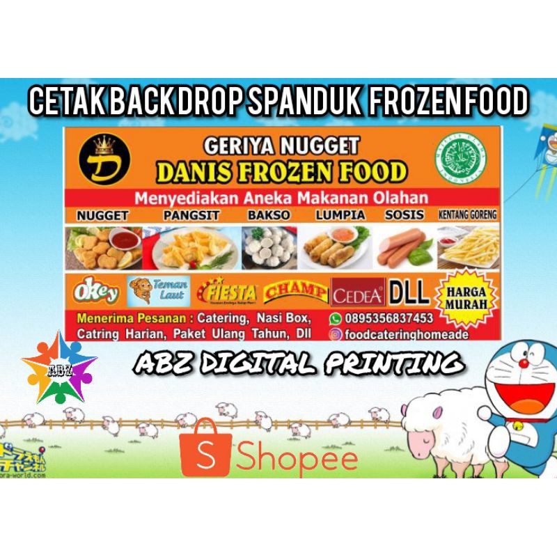 Desain Spanduk Frozen Food - KibrisPDR