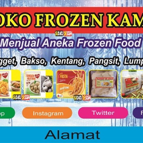 Download Desain Spanduk Frozen Food Nomer 2