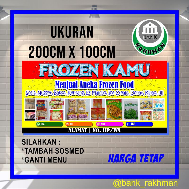 Detail Desain Spanduk Frozen Food Nomer 10