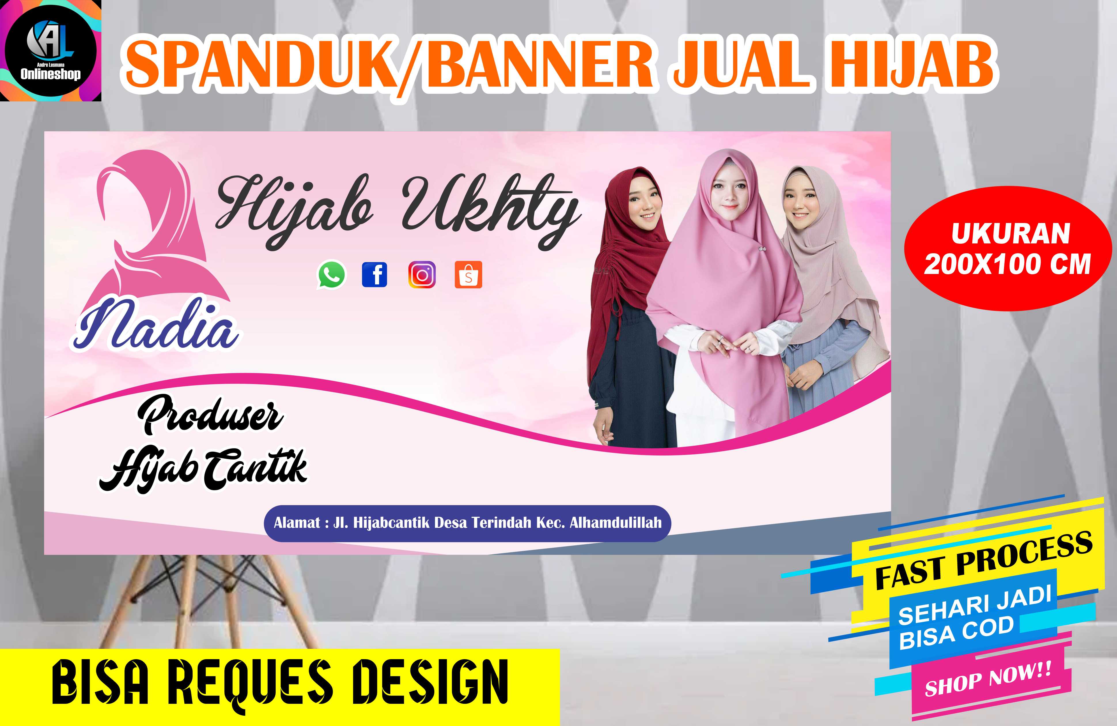 Desain Spanduk Hijab - KibrisPDR