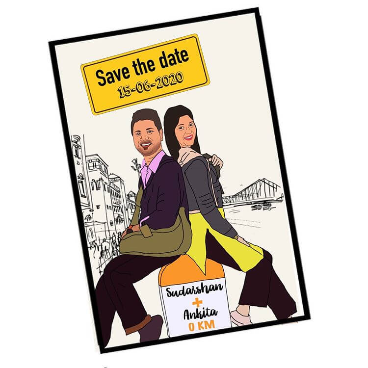 Detail Digitale Save The Date Karte Nomer 9