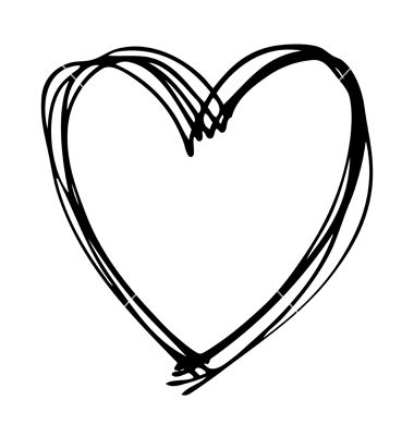 Detail Doodle Heart Clipart Nomer 11