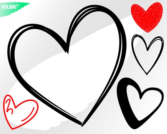 Doodle Heart Clipart - KibrisPDR