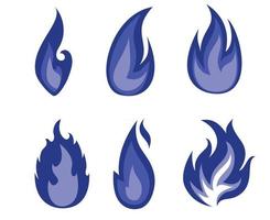 Detail Feuer Hintergrund Blau Nomer 15