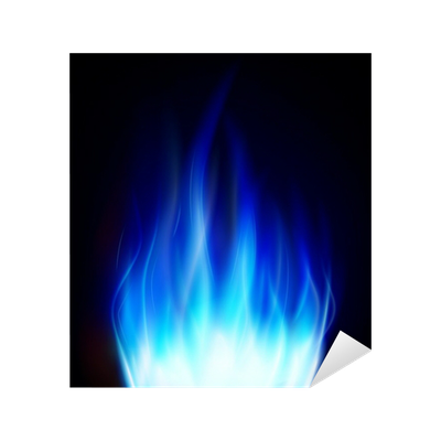 Detail Feuer Hintergrund Blau Nomer 5