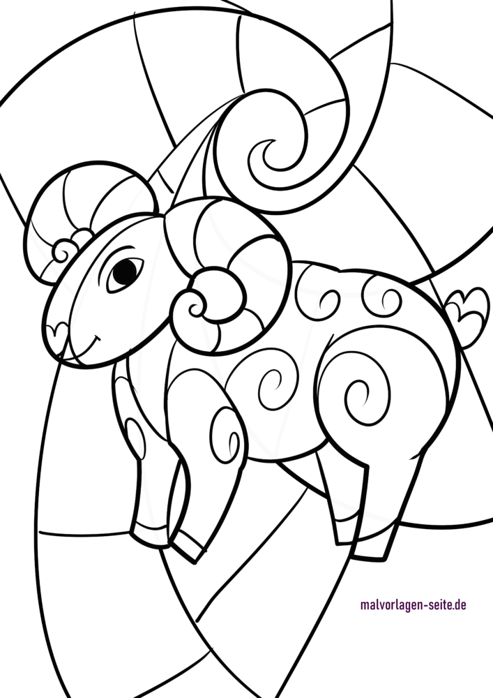 Detail Mandala Widder Nomer 7