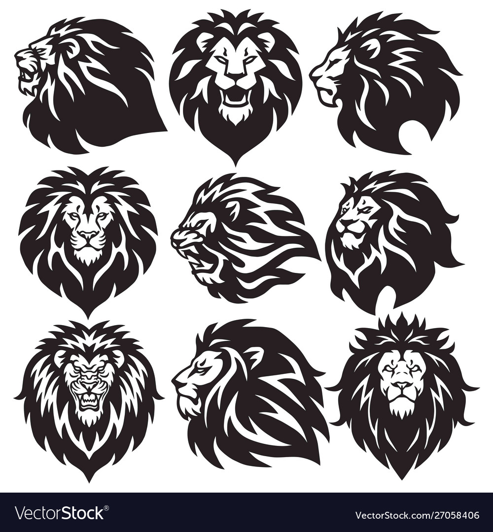 Detail Lions Vector Nomer 20