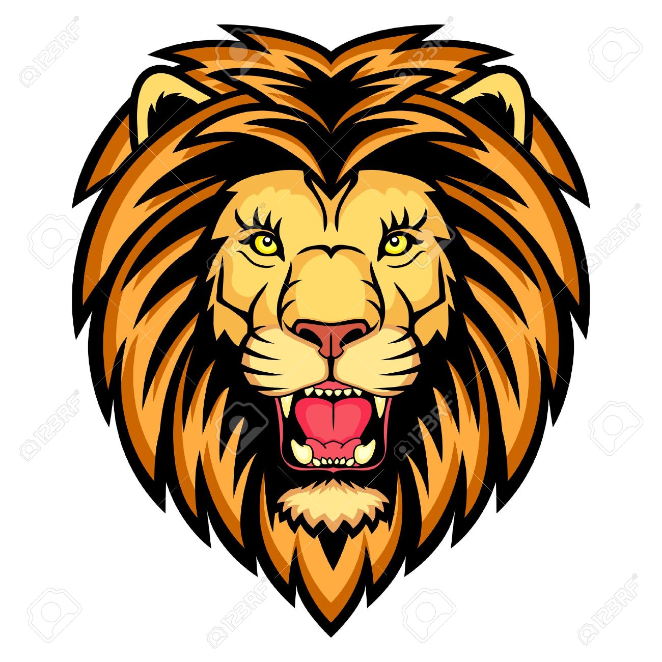 Detail Lions Vector Nomer 23