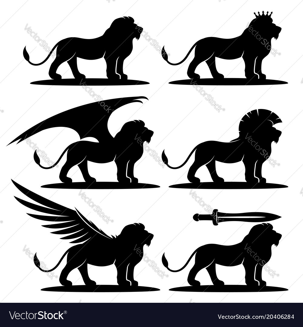 Detail Lions Vector Nomer 29