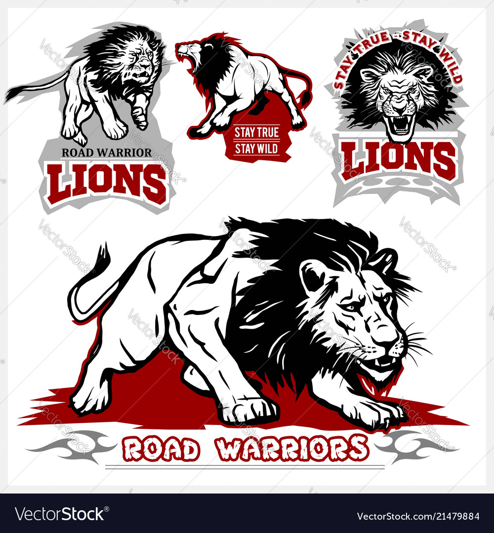 Detail Lions Vector Nomer 4