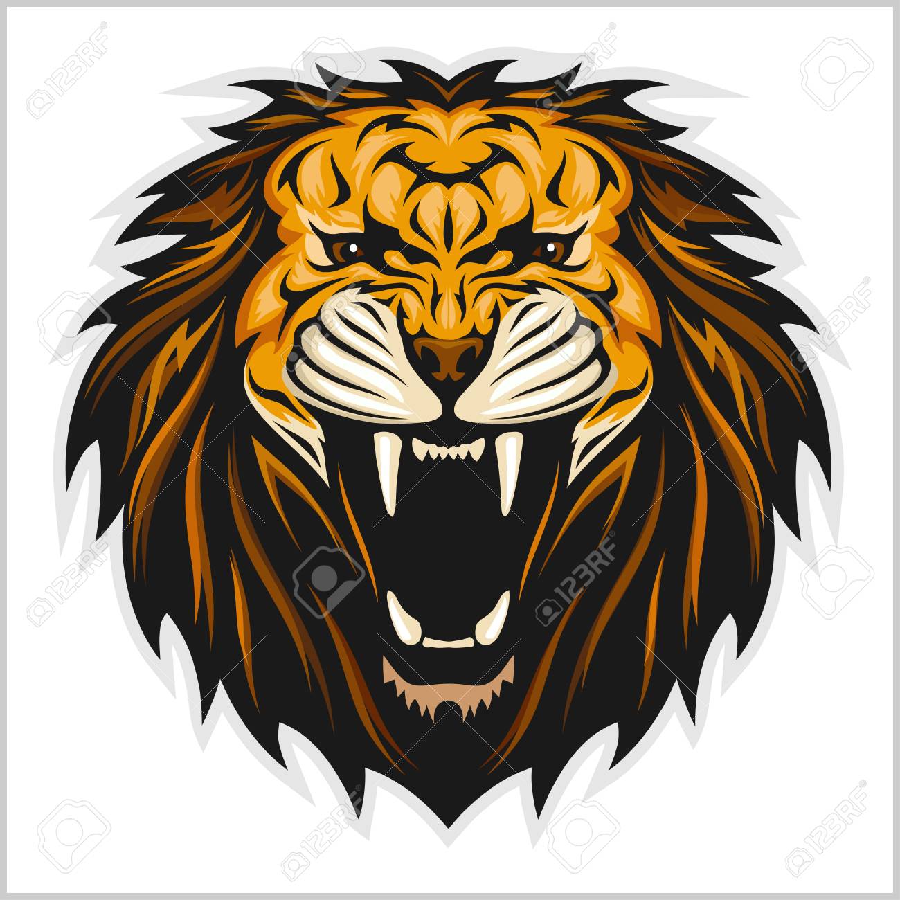 Detail Lions Vector Nomer 32