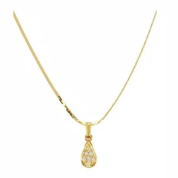 Detail Liontin Emas Simple Nomer 25