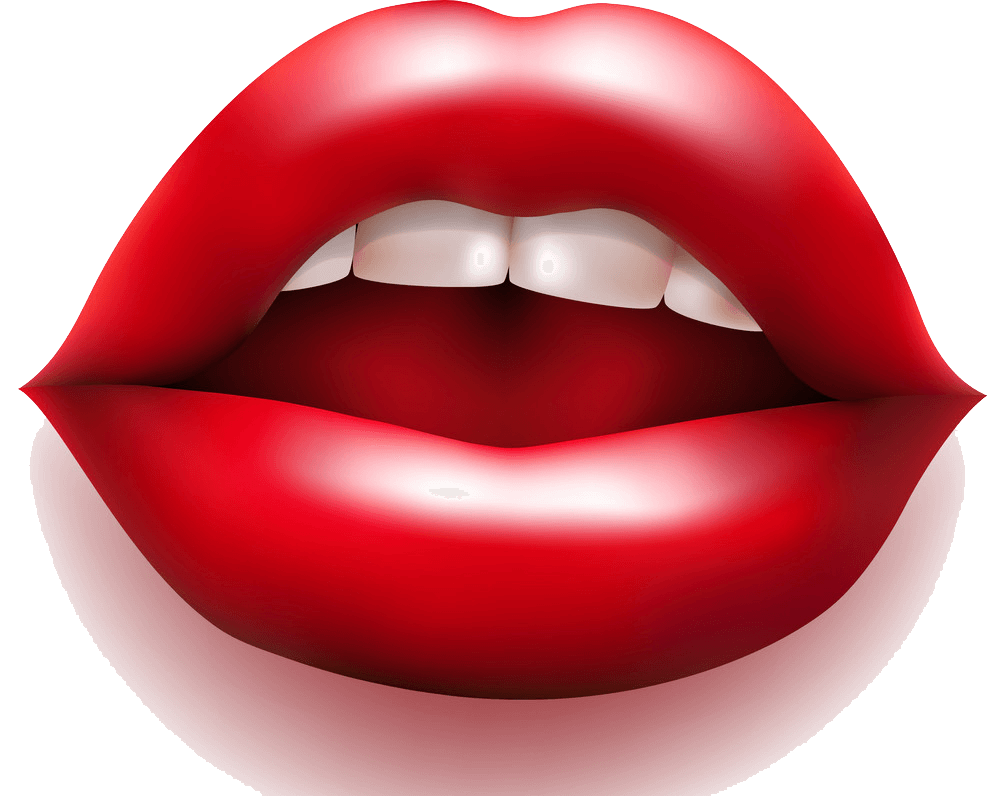 Detail Lips Clipart Transparent Background Nomer 34