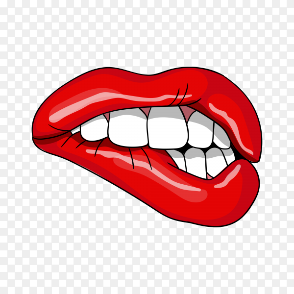 Detail Lips Vector Png Nomer 26