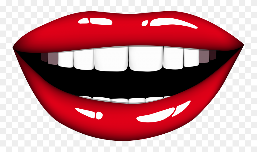 Detail Lips With Teeth Clipart Nomer 25