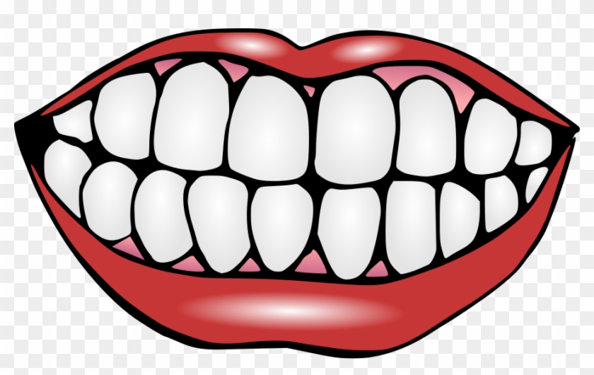 Detail Lips With Teeth Clipart Nomer 30