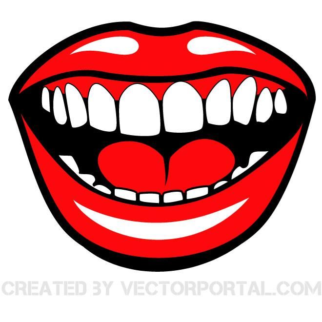 Detail Lips With Teeth Clipart Nomer 8