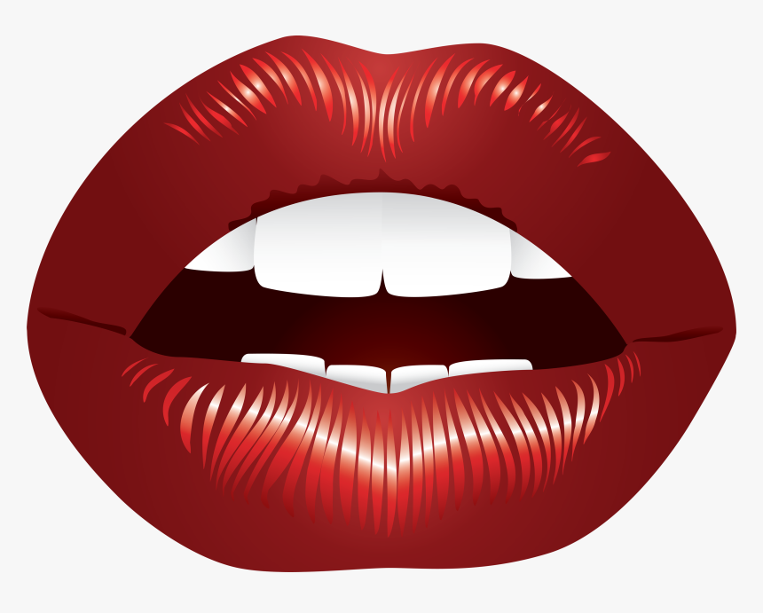 Detail Lips With Transparent Background Nomer 16