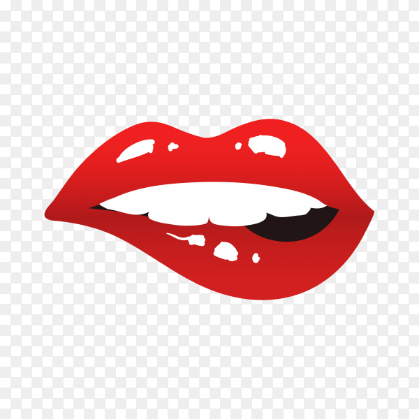 Detail Lips With Transparent Background Nomer 18