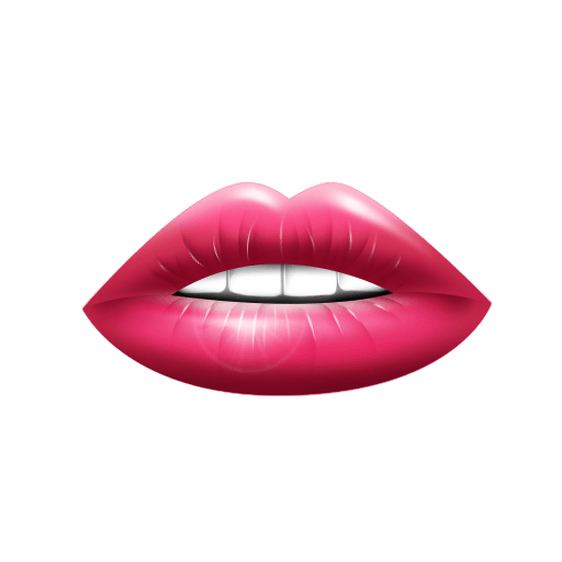 Detail Lips With Transparent Background Nomer 25