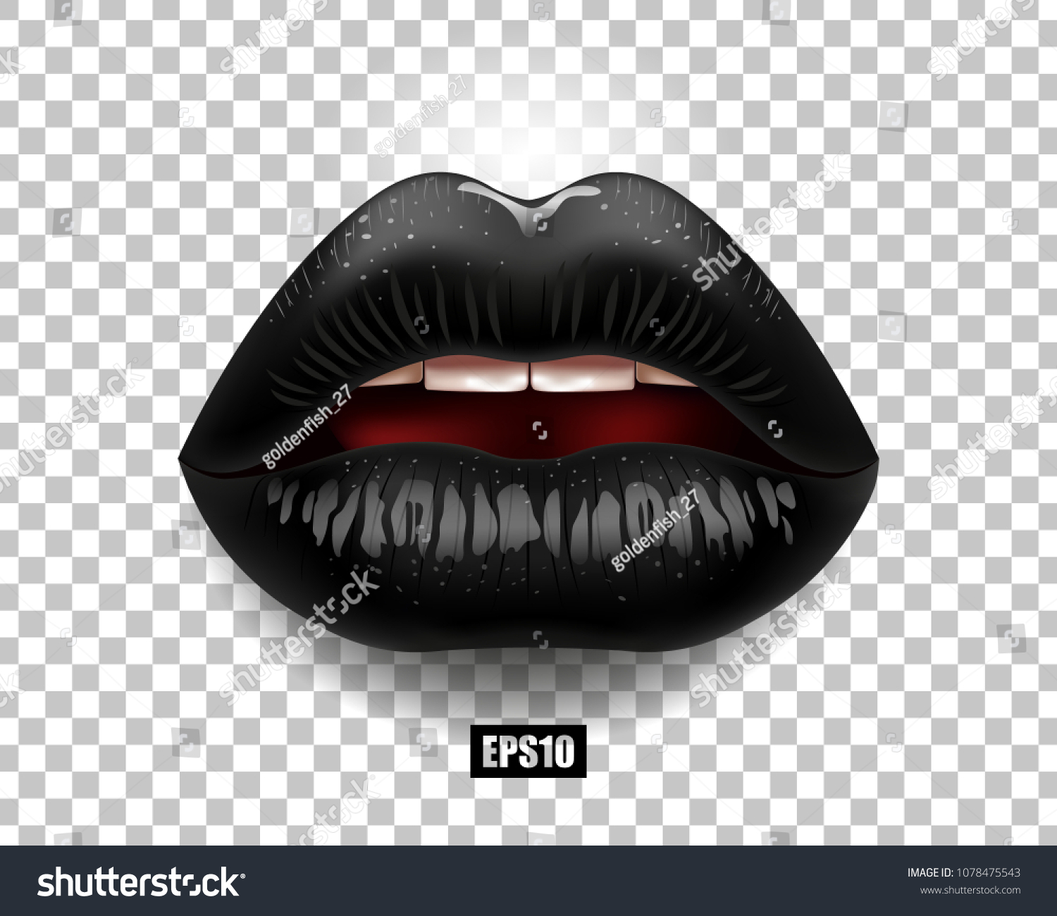 Detail Lips With Transparent Background Nomer 35