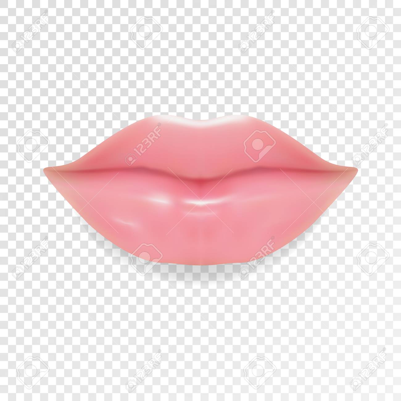 Detail Lips With Transparent Background Nomer 7