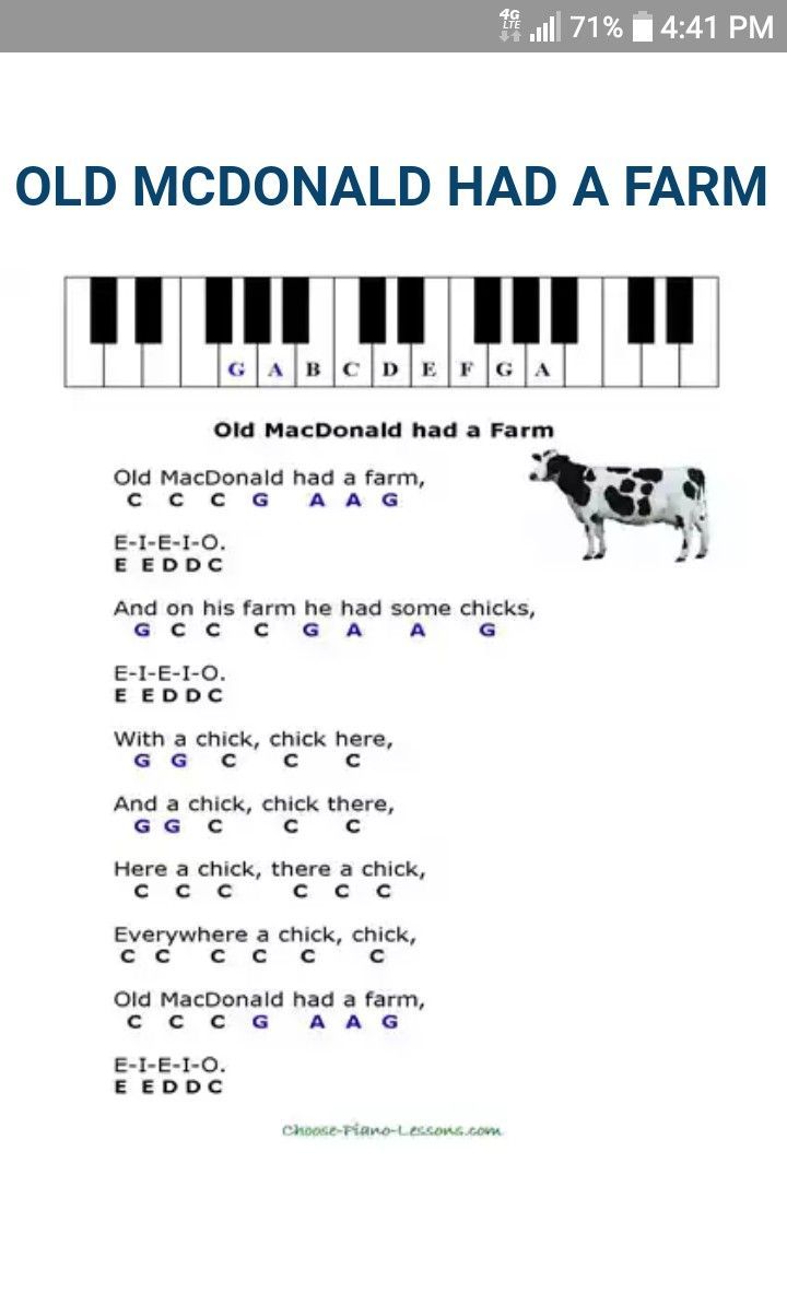 Detail Lirik Lagu Old Macdonald Had A Farm Nomer 11