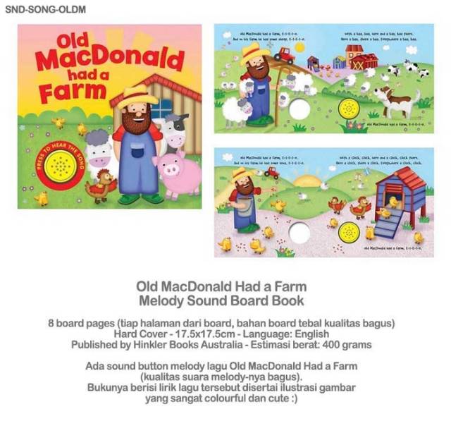 Detail Lirik Lagu Old Macdonald Had A Farm Nomer 22