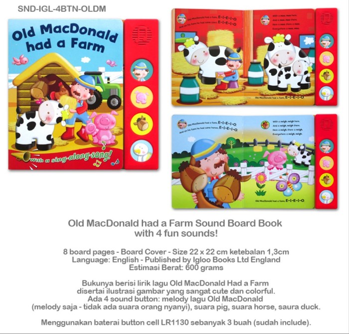 Detail Lirik Lagu Old Macdonald Had A Farm Nomer 32