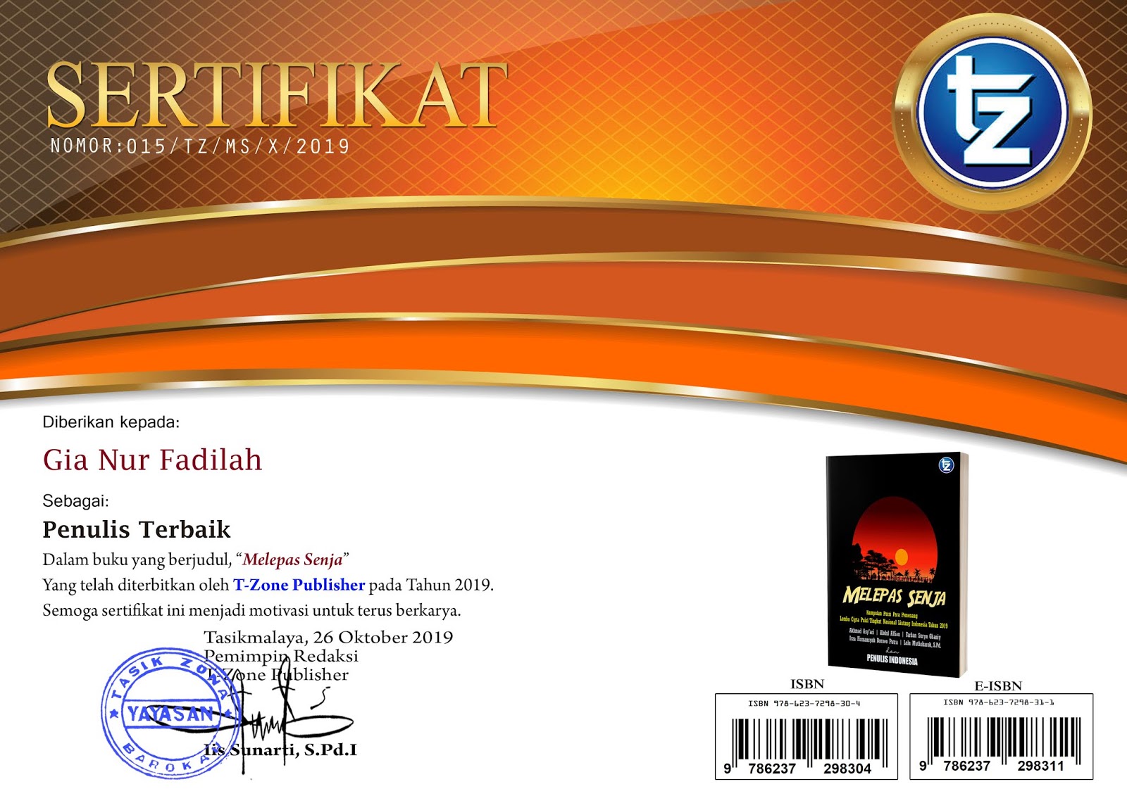 Detail Lis Sertifikat Nomer 52