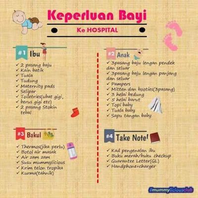 Detail List Perlengkapan Bayi Baru Lahir Excel Nomer 15