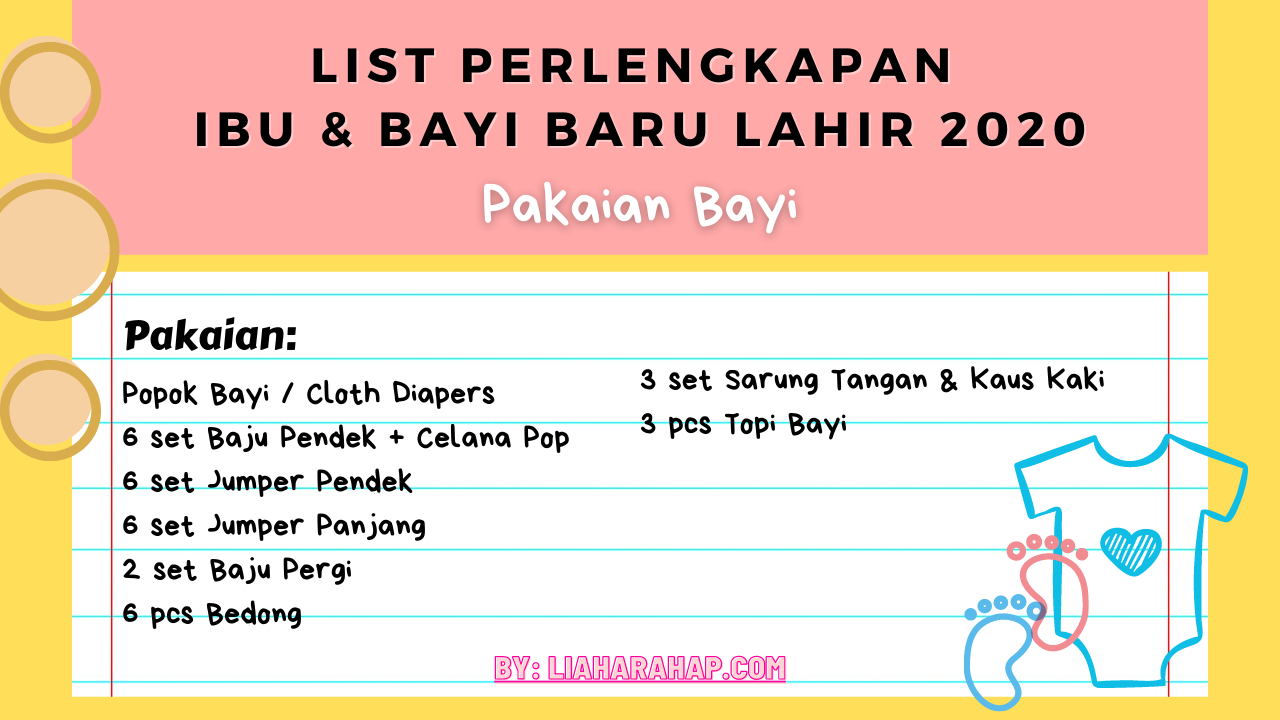 Detail List Perlengkapan Bayi Baru Lahir Excel Nomer 6