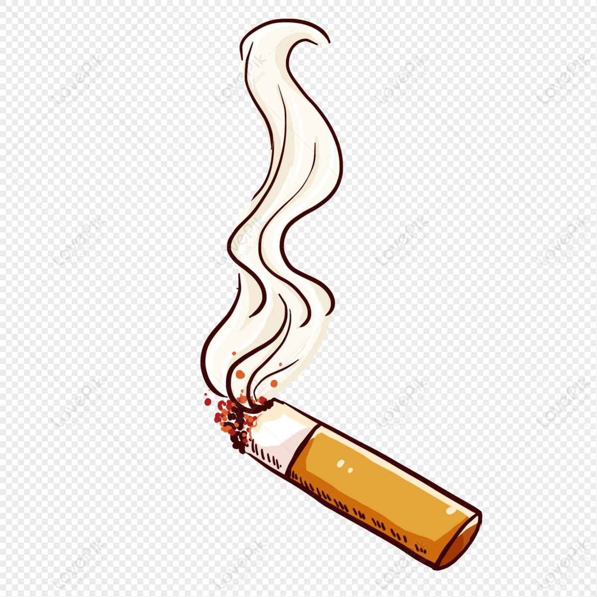 Detail Lit Cigarette Png Nomer 43