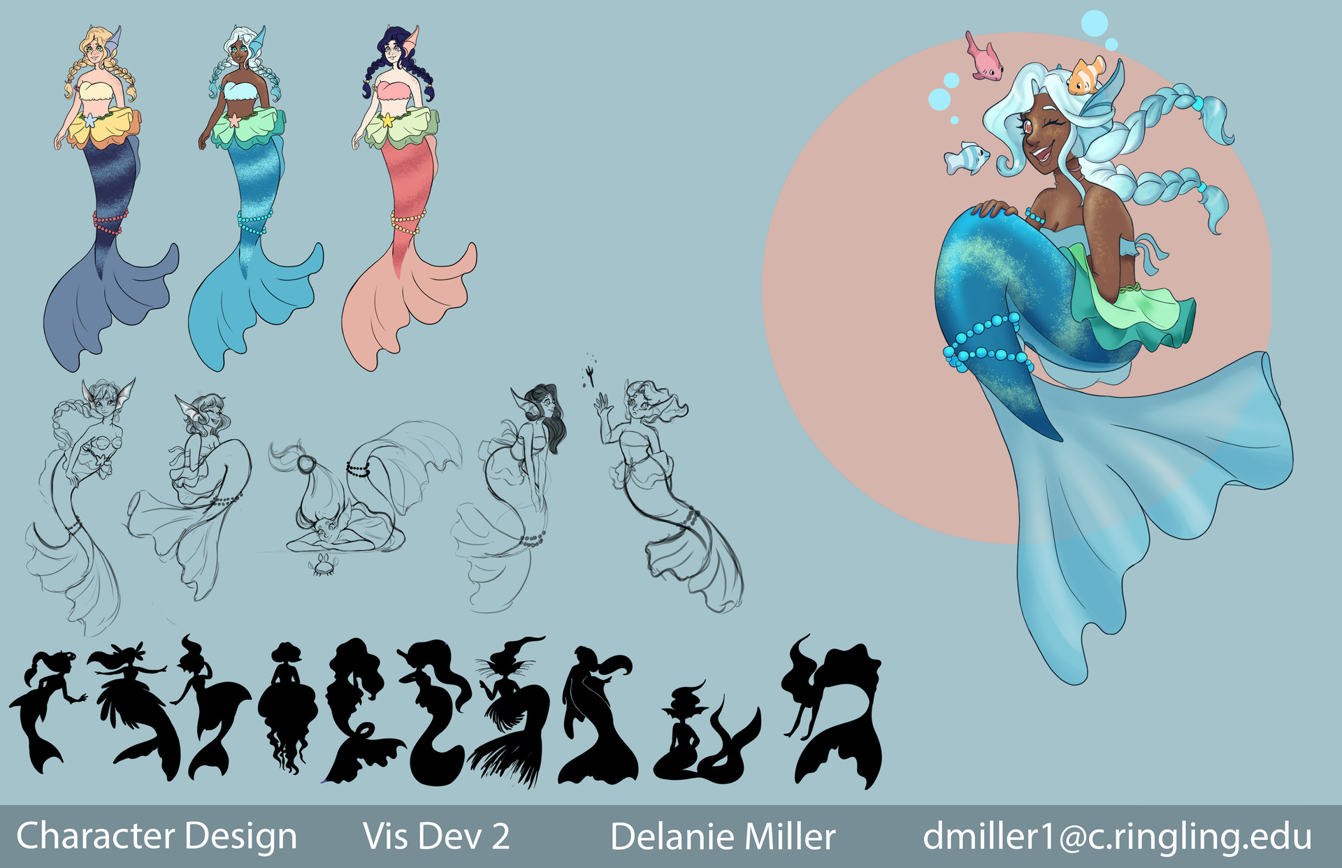 Detail Little Mermaid Character Images Nomer 47