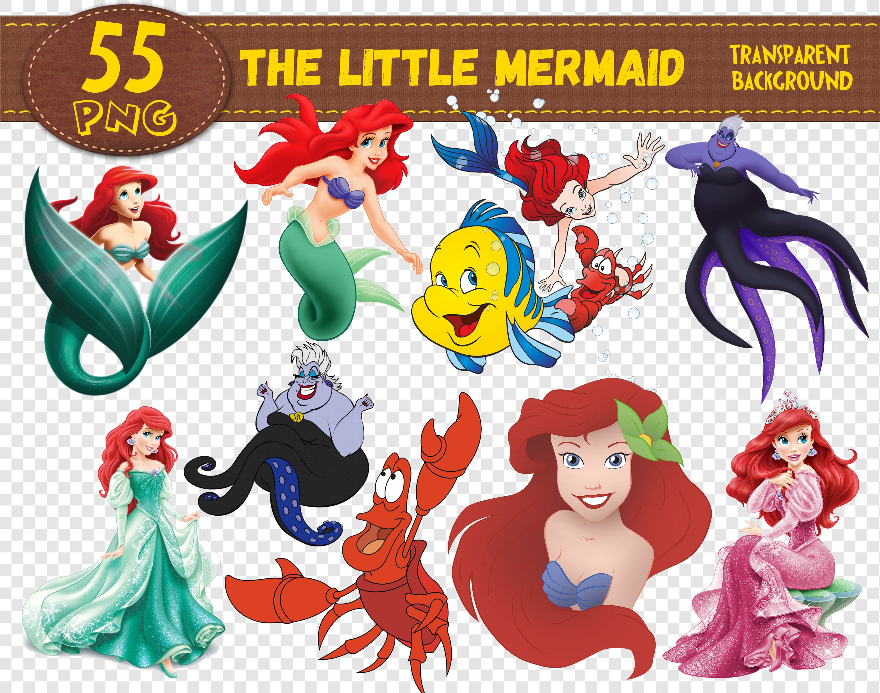 Detail Little Mermaid Characters Images Nomer 10