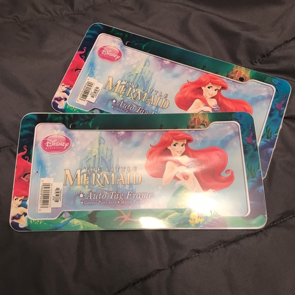 Detail Little Mermaid License Plate Frame Nomer 12