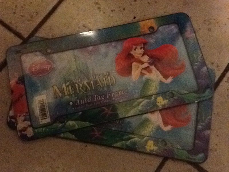 Detail Little Mermaid License Plate Frame Nomer 53