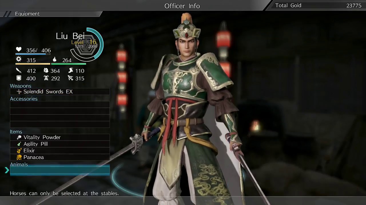 Detail Liu Bei Dynasty Warriors 9 Nomer 14