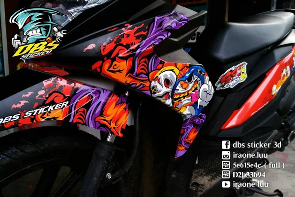 Detail Motor Beat Vector Nomer 53